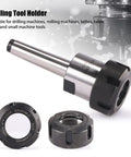 MT2 Morse Taper Collet Chuck For ER32 And M10 Fits, Spring Collet Holder next to collet nut and tool holder