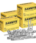Boxes of 2-1/2 Inch Screw Vertical Threaded Rod Anchor For Wood, DIY Friendly And Easy To Install, No Pre-Drilling Required, Steel With Zinc Finish