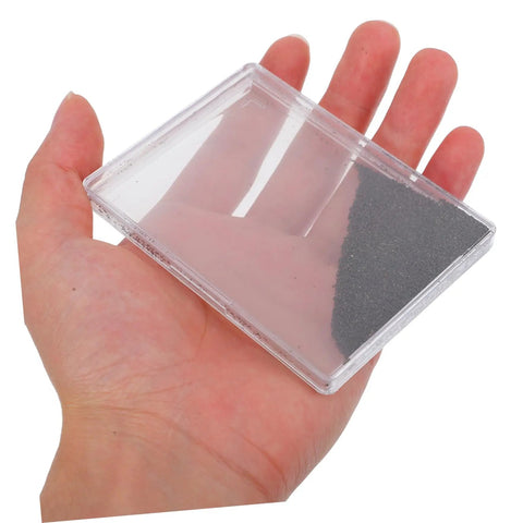 Person holding Hands On Magnetic Field Demonstration Kit With Iron Filings For Science Experiments And Classroom Education Perfect For Physics Labs STEM Learning And Magnetic Field Visualization For Students