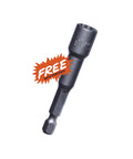 Free five-sixteenth inch hex bit driver for Heavy Duty 1.5 Inch Metal Roofing Screws For OSB And Wood With Domed Cap And EPDM Washer