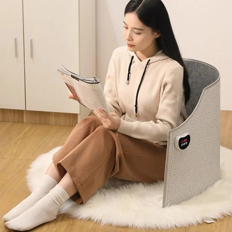 Under Desk Leg Warmer For Office Comfort With Five Second Heating And Eight Speed Settings 360 Degree Fully Enclosed Heater