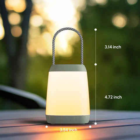Two Pack LED Camping Lights Lanterns Battery Powered With Three Modes Portable Night Light for tents hiking and more; soft glow on table