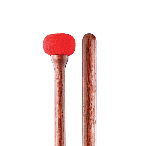 Jonathan Haas JH2 Staccato Timpani Mallets One Pair Pro Grade With Red German Felt Head And Japanese Oak Shafts for crisp tone