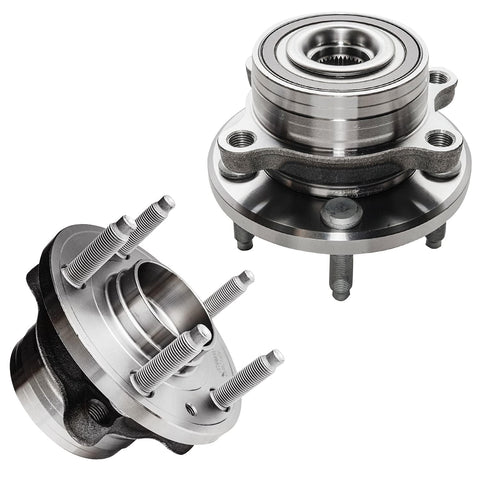 Close-up of Front Wheel Bearing Hubs Kit For Ford Explorer And Police Interceptor Utility 2011 To 2019 Includes 2 Wheel Hub Bearings Assembly