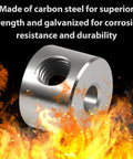 12 Piece Set Screw Collars With 2.05mm Bore, 7mm Outside Diameter, 5mm Width, Nickel Plated Steel Landing Gear Wheel Stopper in fire