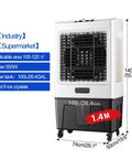 Heavy Duty Portable Evaporative Swamp Cooler Packing Three Fan Speeds One Twenty Degree Sweep And A Massive Hundred Gallon Tank, 100L tank