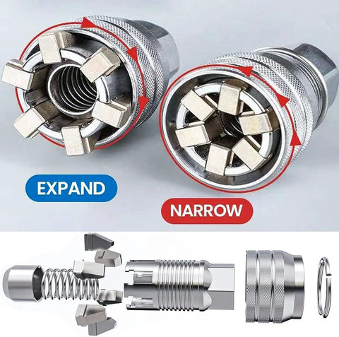Universal Adjustable Socket Wrench With Adapter 10-19mm 3/8 To 3/4 Inch Ratchet Wrench Sleeve For 3/8 Drive Tools