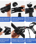 Step-by-step assembly of Adjustable Bike Stem Riser And Handlebar Extender For 31.8mm Bars Universal 28.6mm Fork Compatibility