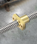 8 Pack TR8x8 Lead Screw Brass Nuts Set for 3D Printers installed on screw