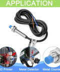 M8 Inductive Proximity Sensor Switch Non Shield Type LJ8A3-2-Z/AX-DC5V With 2mm Detection for machinery applications.