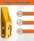 Trenching Bucket Teeth For Five Eighth Inch Lip Buckets Bolt On Unitooth Five Pack Fit Excavators Backhoes Skid Steers Yellow