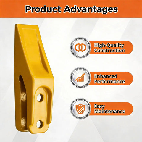 Trenching Bucket Teeth For Five Eighth Inch Lip Buckets Bolt On Unitooth Five Pack Fit Excavators Backhoes Skid Steers Yellow