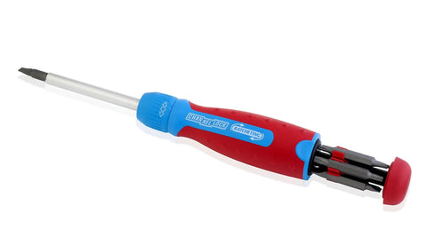 13 In 1 Ratcheting Multi Bit Screwdriver With Quick Load Cushion Grip 28 Tooth Ratchet Up To 225 Lbs Torque Stores Six Double End Bits