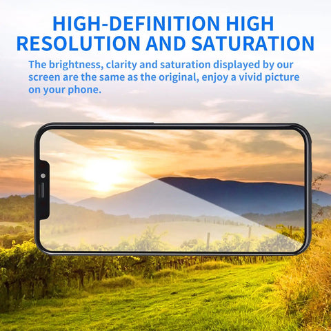 IPhone XR 6.1 Inch Screen Replacement Kit With Earpiece And Proximity Sensor, LCD Display And 3D Touch Digitizer Front Assembly