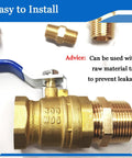 Heavy-duty brass valve and nipple with installation advice. Two Pack Hex Brass Nipples 1 Inch NPT Male To 1 Inch NPT Male Pipe Fitting