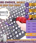 Heavy Duty 30 Piece M8 304 Stainless Steel Rivet Nut Set With Flat Head Inserts shown being installed on metal sheet.