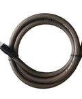 4 Gauge Car Audio Power Wiring Kit With 17Ft Orange Power Cable And 3Ft Black Ground Wire coiled for amp install