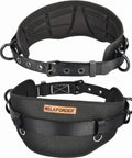Tongue Buckle Body Belt With Aluminum Hardware And Hot Press Waist Pad, Dual Aluminum Side D Rings for PPE use