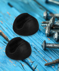 12 Piece Set Hairpin Table Leg Caps Rubber Feet For Furniture Easy Clip On Install Wear Resistant PVC Hemispherical Floor Protectors