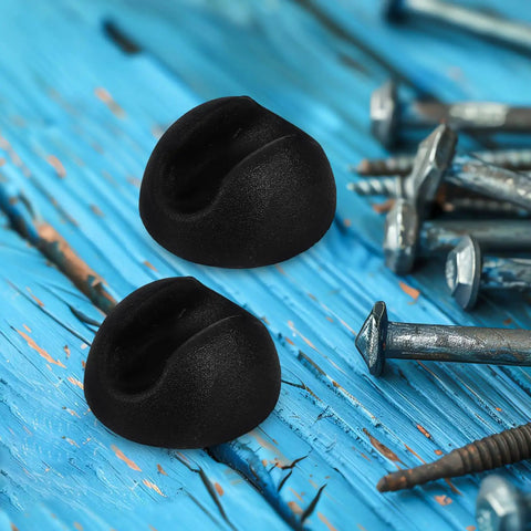 12 Piece Set Hairpin Table Leg Caps Rubber Feet For Furniture Easy Clip On Install Wear Resistant PVC Hemispherical Floor Protectors