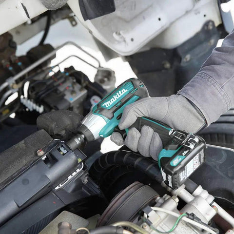 Using 12V Max CXT Impact Wrench Kit With Ultra Compact Six Inch Body No Fuss Weighs Just 2.3 Lb Battery Included Variable Speed