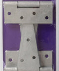 Heavy Duty T Hinges Galvanized 6 Inch 2 Pack for Doors and Gates with Wide Strap for Extra Support Rust Resistant Steel