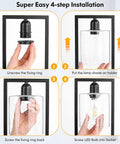 Installation guide for Wireless Charging Touch Control Table Lamp Set Of 2 With USB Port Dimmable Bedside Lamps