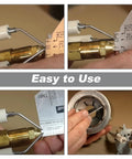 Multipurpose Burner Gauge For AF AFG AR SF SR Burners Replacement For T231 And T500 Electrode Alignment Tool showing electrode setup