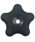 Black handle knob from 2 Pack Handle Knob And Screw Bolt Kit For Lawn Mowers And Snow Blowers Repair Parts 92-2260 106-4161 107-3844 Fits