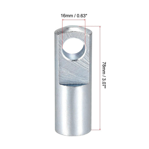 Air Cylinder Rod Clevis End I Type Connector With M16x1.5 Female Thread 78mm Length Alloy Construction Pneumatic SC Standard Fit Wear Resistant Clevis For Pneumatic Cylinders Easy Mount Durable, 16mm hole