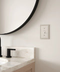 Beaded Single Toggle Wall Plate 1 Gang ETL Certified GFI Outlet Decorative Switch Cover In Modern Brushed Nickel Finish