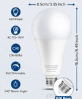 Go To Ultra Bright 300W Equivalent LED Bulbs With 4060 Lumens Daylight 5000K, 33W Energy Saving, Non Dimmable E26 Base 120V, front view