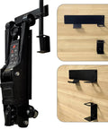 Wall Mount Floor Jack Stand Rack Organizer, A Garage Essential For Car Hydraulic Trolley Jacks, Heavy Duty Steel Holder Brackets