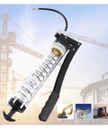 Heavy Duty 600cc Manual Oil Gun For Lubrication And Grease Pump With Copper Nozzle, flexible hose, stainless steel spring.