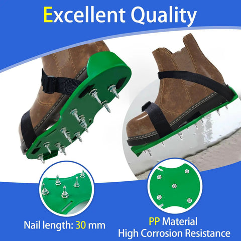 Self Leveling Concrete Tools Spiked Roller With 63in Telescopic Pole For Epoxy Resin And Concrete Floors, Boost Job Speed And Precision, Slash Labor Time In Half With A Pro Grade Kit. nail shoes with 30 mm spikes, PP material