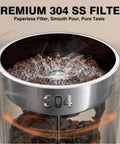 Stainless steel filter in Heavy Duty Commercial Coffee Urn With 110 Cup Capacity 12L Stainless Steel Beverage Dispenser