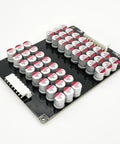 Heavy Duty Battery Active Equalizer Balancer Board For 12S 13S 14S 16S Cells With 5.5 Amps showing multiple capacitor arrangement.