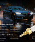 Engine Coolant Temperature Sensor Replacement For 2007 2015 Honda Accord Odyssey And Acura Vehicles OEM Grade Plug And Play Sensor with Honda Civic fit list
