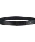 No-Scratch Leather Belt For Unisex Black Medium 34-38 With Anti-Scratch Buckle That Wont Mark Surfaces, 100 Percent Leather, Built For Everyday Work Or Casual Wear