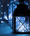 Two Pack 33 Ft 100 LED Battery Operated Fairy String Lights With Remote Waterproof Outdoor Twinkle Lights 8 Modes Firefly Effect Cool White