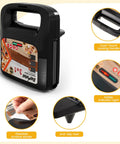 Awesome 3 in 1 Electric Sandwich Maker With Panini Press Grill And Waffle Iron Set showing cool-touch handle and indicator lights.