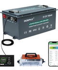 48V Lithium Golf Cart Battery With 200A BMS, Touch Screen Monitor And Mobile App, Over 4000 Cycles, 105Ah, 18A Charger.