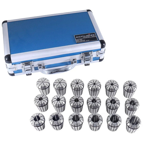 ER32 Collet Set 18 Piece For CNC Machining With High Accuracy And Durable Storage Box From 0.0938 Inch To 0.7813 Inch Pro Machinist Tool Kit For Milling And Lathe