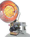 Tank Top Propane Heater For Outdoor Job Sites, 9,000 13,000 15,000 BTU Portable Space Heater with adjustable settings, silver