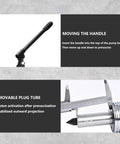 Heavy Duty Hydraulic Puller Set With 2 Or 3 Jaws For Quick Wheel Bearing And Brake Drum Knockout 50Ton handle and movable plug tube details.