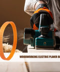Drive Belt Replacement For Electric Planer And Woodworking Tools with Flexible Grip on planer in use