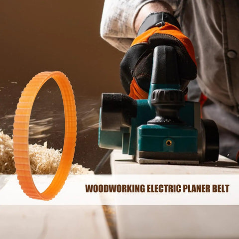 Drive Belt Replacement For Electric Planer And Woodworking Tools with Flexible Grip on planer in use