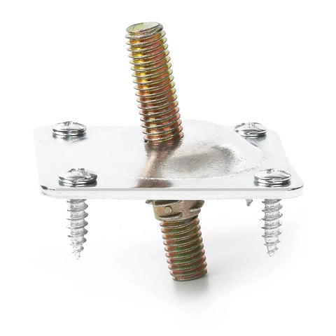 11 Degree Angled Furniture Leg Mounting Plates Set Of 4 With M8 Bolts And Screws For Sofa Legs Industrial Strength T Plate Hanger Attachments No More Wobbly Legs