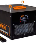 Remote Controlled Air Filtration System With Three Speed Settings And RF Remote Delivers Up To 400 CFM Includes 1 Micron Filter