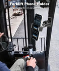 Heavy Duty Magnetic Forklift Phone Mount With Rock Solid N56 Magnet That Locks In Tight for operator console in forklift.